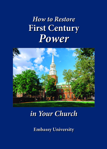 How to Restore 1st Century Power in Your Church.